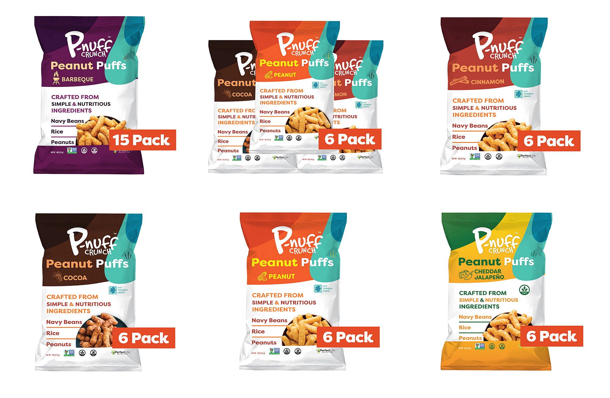 P-nuff Crunch snacks are delicious and wholesome protein puffs 
