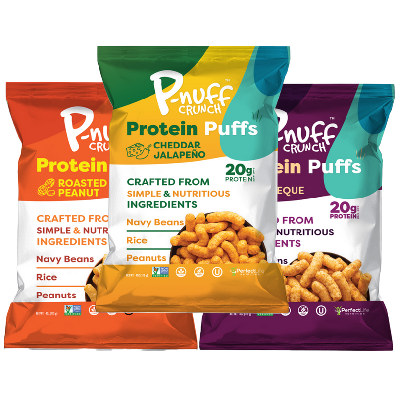 Peanut puff variety flavor pack