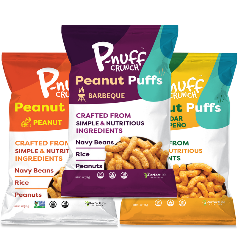 Peanut puff variety flavor pack