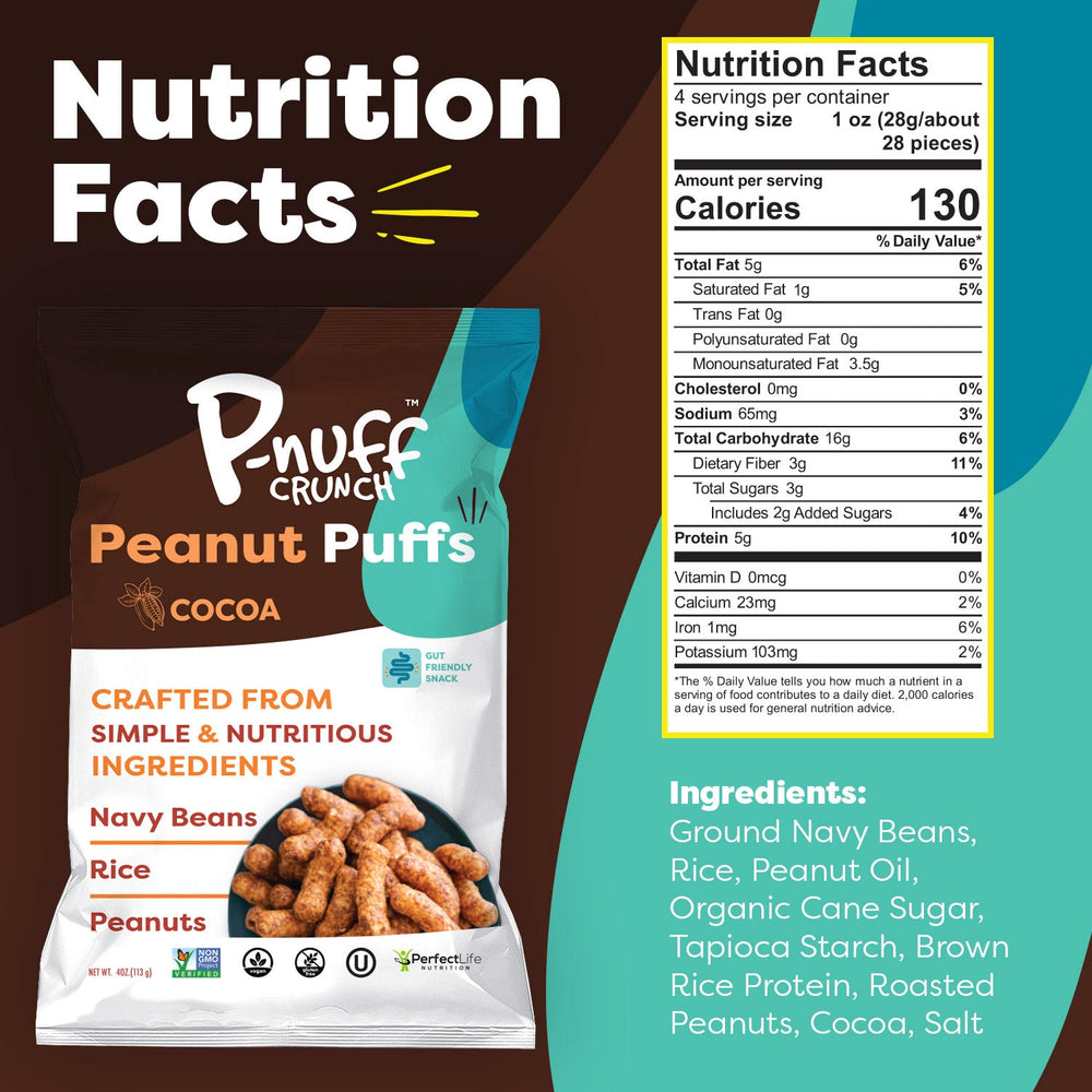 INTERNAL SAMPLES ONLY - Variety Flavor - Roasted Peanut, Cocoa & Cinnamon (Pack of 6)