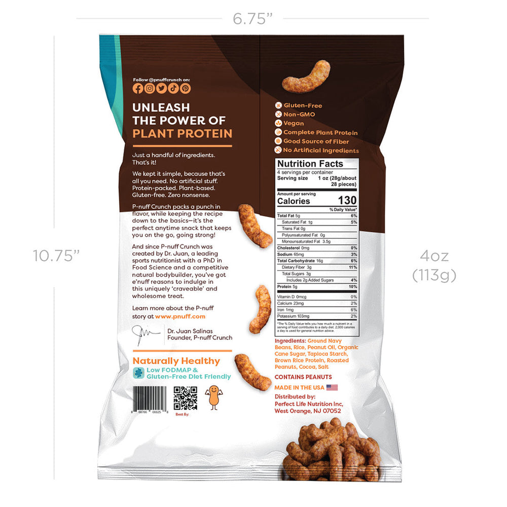 INTERNAL SAMPLES ONLY - Variety Flavor - Roasted Peanut, Cocoa & Cinnamon (Pack of 6)